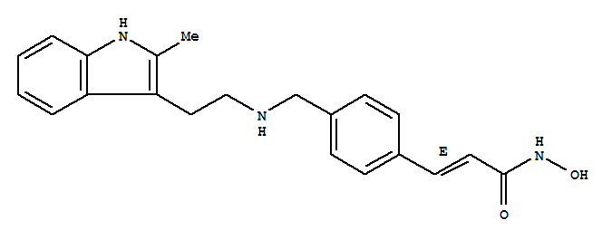 Panobinostat(LBH589);NVP-LBH589;(E)-N-hydroxy-3-(4-((2-(2-methyl-1H-indol-3-yl)ethylamino)methyl)phenyl)acrylamide