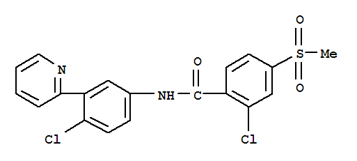 Vismodegib(GDC-0449);2-chloro-N-(4-chloro-3-(pyridin-2-yl)phenyl)-4-(methylsulfonyl)benzamide