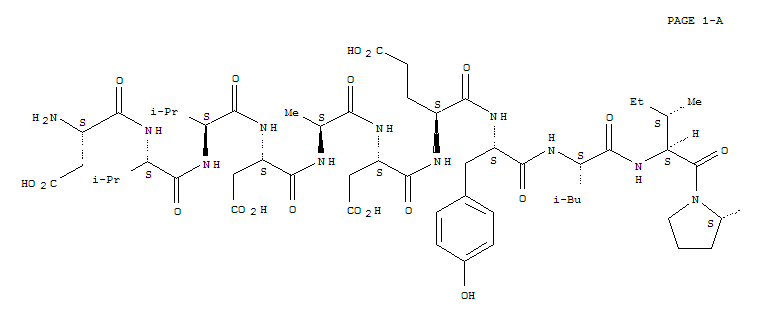 L-α-Aspartyl-L-valyl-L-valyl-L-α-aspartyl-L-alanyl-L-α-aspartyl-L-α-glutamyl-L-tyrosyl-L-leucyl-L-isoleucyl-L-prolyl-L-glutamine
