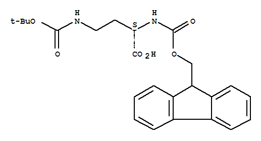 (2S)-2-(9H-Fluoren-9-ylmethoxycarbonylamino)-4-[(2-methylpropan-2-yl)oxycarbonylamino]butanoicacid