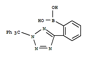 [2-[2-(TRIPHENYLMETHYL)-2H-TETRAZOL-5-YL]PHENYL]BORONICACID