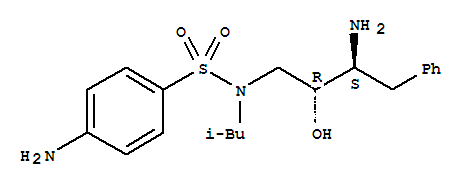 4-Amino-N-((2R,3S)-3-amino-2-hydroxy-4-phenylbutyl)-N-isobutylbenzenesulfonamide