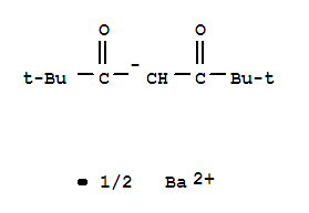 Bariumbis(2,2,6,6-tetramethyl-3,5-heptanedionate)hydrate