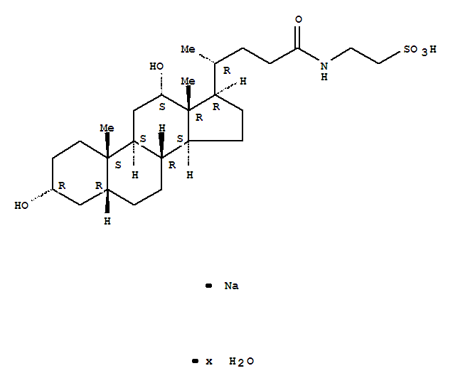 Ethanesulfonicacid,2-[[(3a,5b,12a)-3,12-dihydroxy-24-oxocholan-24-yl]amino]-,sodiumsalt,hydrate(1:1:)