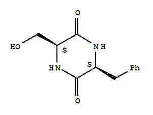 (3S,6S)-3-(Hydroxymethyl)-6-(phenylmethyl)-2,5-piperazinedione