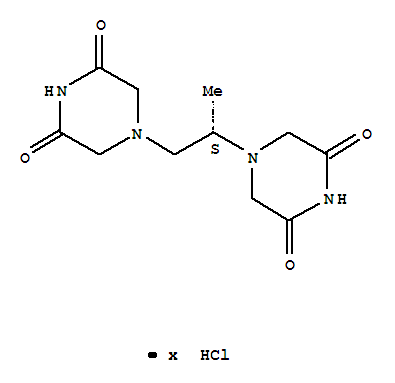 DexrazoxaneHCl(ICRF-187,ADR-529);ICRF-187(ADR-529)HCl;4,4'-[(1S)-1-methyl-1,2-ethanediyl]bis-2,6-piperazinedione,hydrochloride(1:1)