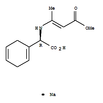 Sodium-(R,E)-2-(cyclohexa-1,4-dienyl)-2-(4-methoxy-4-oxobut-2-en-2-ylamino)acetate