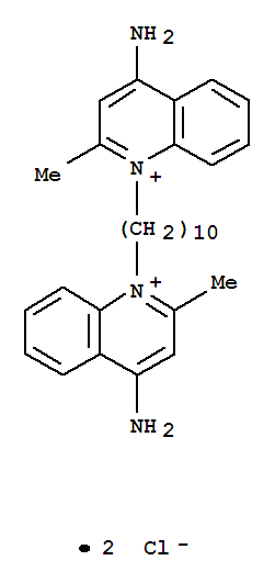 DequaliniumChloride;Quinolinium,1,1'-(1,10-decanediyl)bis[4-amino-2-methyl-,chloride(1:2)