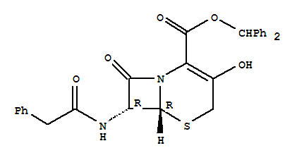 (6R,7R)-Benzhydryl3-hydroxy-8-oxo-7-(2-phenylacetamido)-5-thia-1-azabicyclo[4.2.0]oct-2-ene-2-carboxylate