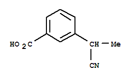 m-(1-Cyanoethyl)benzoicacid