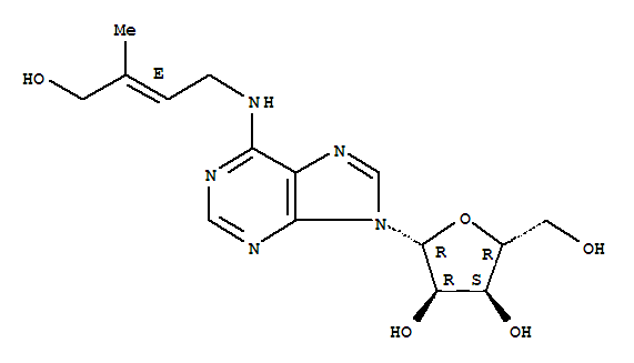 Zeatinriboside;;6-[(E)-4-HYDROXY-3-METHYLBUT-2-ENYLAMINO]-9-BETA-D-RIBOFURANOSYLPURINE