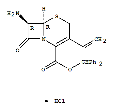 (6R,7R)-Benzhydryl7-amino-8-oxo-3-vinyl-5-thia-1-azabicyclo[4.2.0]oct-2-ene-2-carboxylatehydrochloride