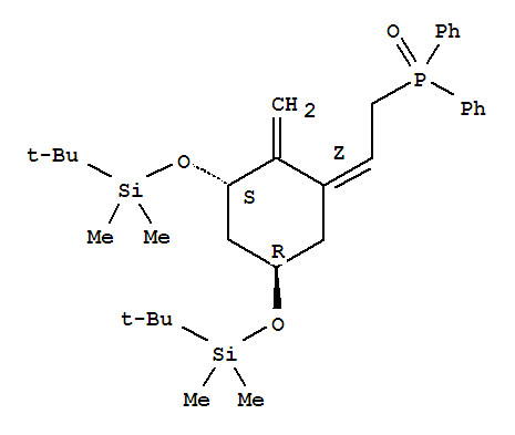Phosphineoxide,[2-[3,5-bis[[(1,1-dimethylethyl)dimethylsily]oxy]-2-methylenecyclohexylidene]ethyl]diphenyl-,[3s-(1z,3a,5b0)]