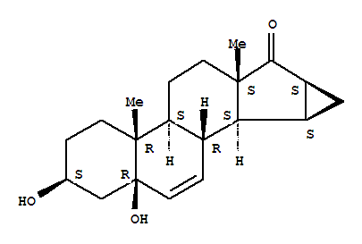 (3b,5b,15a,16a)-15,16-Dihydro-3,5-dihydroxy-3'H-cycloprop[15,16]androsta-6,15-dien-17-one