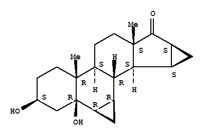 3b,5-Dihydroxy-6b,7b:15b,16b-dimethylene-5b-androstan-17-one