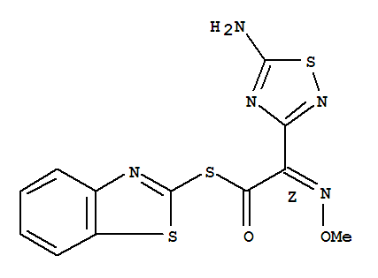 (S)-2-Benzothiazolyl(Z)-2-(5-amino-1,2,4-thiadiazol-3-yl)-2-methoxyiminothioacetate