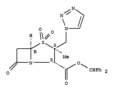 Benzhydry2β-triazolmethyl-2α-methyl-6,6-dihydropernicillanate-1,1-dioxide