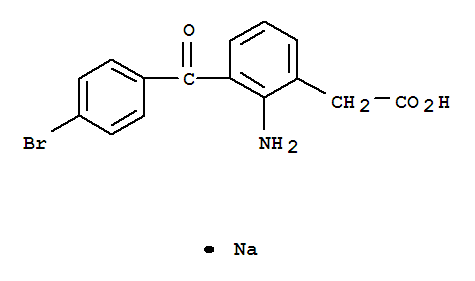 BromfenacSodium;AHR10282R;Benzeneaceticacid,2-amino-3-(4-bromobenzoyl)-,sodiumsalt(1:1)