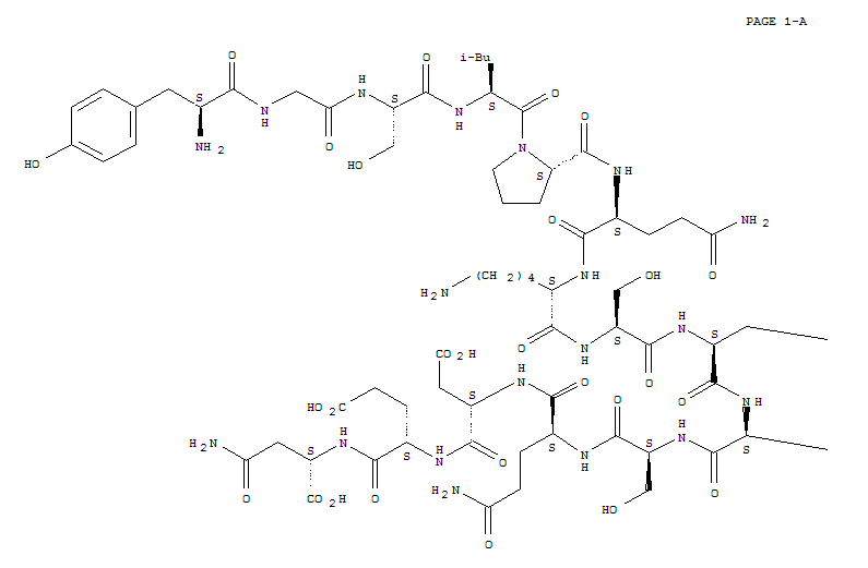 L-Asparagine,L-tyrosylglycyl-L-seryl-L-leucyl-L-prolyl-L-glutaminyl-L-lysyl-L-seryl-L-glutaminyl-L-arginyl-L-seryl-L-glutaminyl-L-α-aspartyl-L-α-glutamyl-