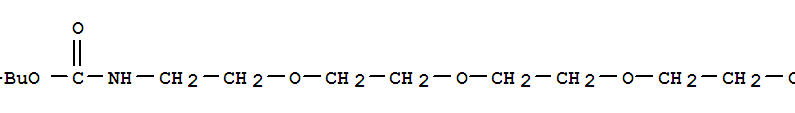 tert-butyl(2-(2-(2-(2-hydroxyethoxy)ethoxy)ethoxy)ethyl)carbamate