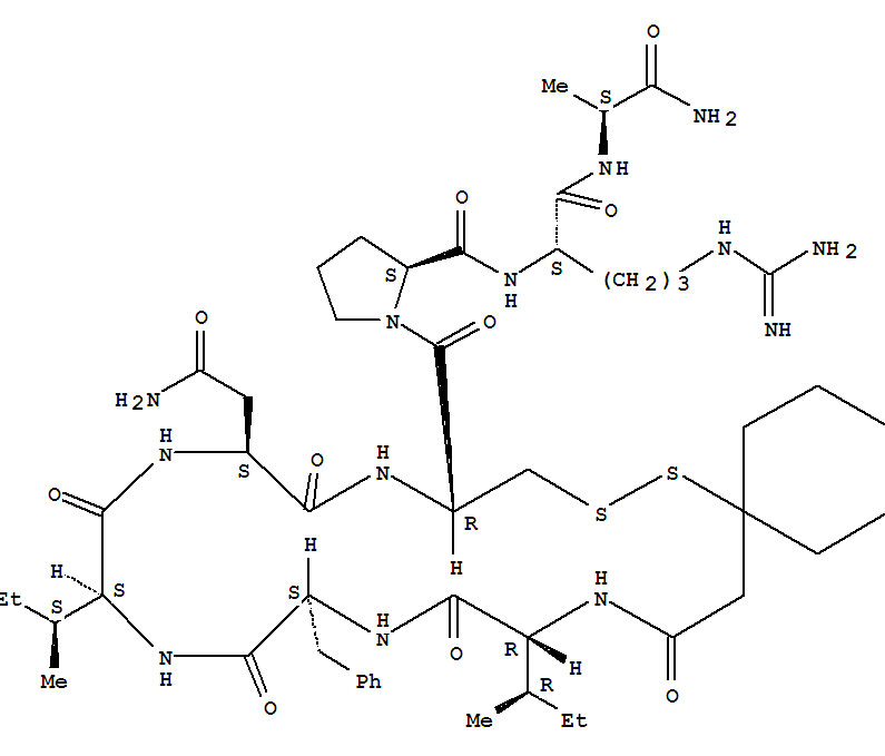 (d(CH2)51,D-Ile2,Ile4,Arg8,Ala-NH29)-Vasopressin