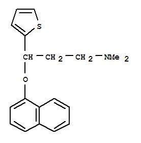 N,N-Dimethyl-3-(naphthalen-1-yloxy)-3-(thiophen-2-yl)propan-1-amine