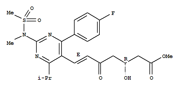 Methyl(+)-(3-R)-7-[4-(4-Fluorophenyl)-6-isopropyl-2-(N-methy