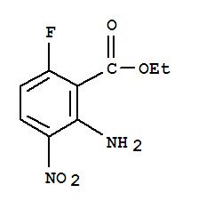 2-Amino-6-fluoro-3-nitrobenzoicacidethylester
