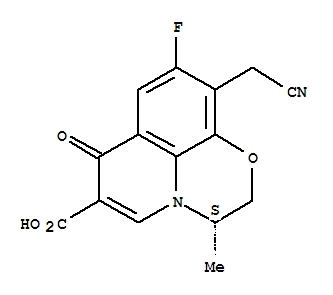 (S)-10-(Cyanomethyl)-9-fluoro-3-methyl-7-oxo-3,7-dihydro-2H-[1,4]oxazino[2,3,4-ij]quinoline-6-carboxylicacid