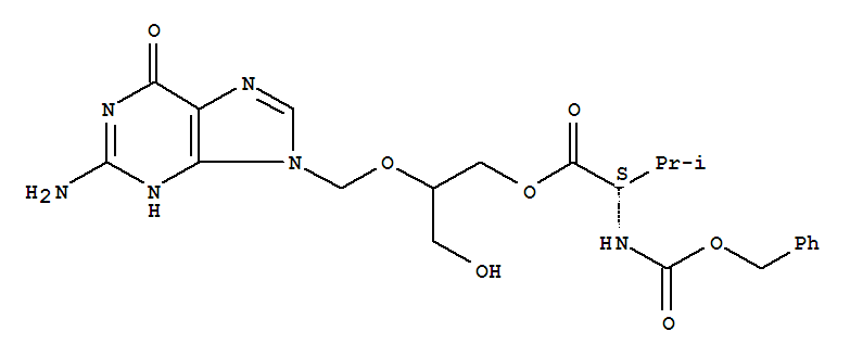 N-[(Phenylmethoxy)carbonyl]-L-valine2-[(2-amino-1,6-dihydro-6-oxo-9H-purin-9-yl)methoxy]-3-hydroxypropylester