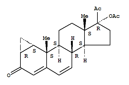 17-Hydroxy-1a,2a-methylenepregna-4,6-diene-3,20-dioneacetate