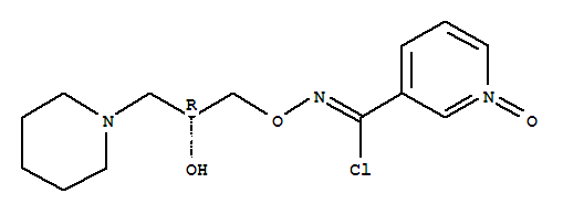 (2R)-1-[[chloro-(1-oxidopyridin-5-yl)methylidene]amino]oxy-3-(1-piperidyl)propan-2-ol