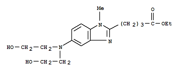5-[Bis(2-hydroxyethyl)amino]-1-methyl-1H-benzimidazole-2-butanoicacidethylester