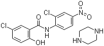 5-Chloro-N-(2-chloro-4-nitrophenyl)-2-hydroxybenzamidecompoundwithpiperazine(1:1)