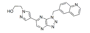 PF-04217903;2-(4-(3-(quinolin-6-ylmethyl)-3H-[1,2,3]triazolo[4,5-b]pyrazin-5-yl)-1H-pyrazol-1-yl)ethanol