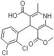 4-(2,3-Dichlorophenyl)-2,6-dimethyl-1,4-dihydropyridine-3,5-dicarboxylicacidmonomethylester