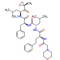 Carfilzomib(PR-171);L-Phenylalaninamide,(αS)-α-[[2-(4-morpholinyl)acetyl]amino]benzenebutanoyl-L-leucyl-N-[(1S)-3-methyl-1-[[(2R)-2-methyl-2-oxiranyl]carbonyl]butyl]-