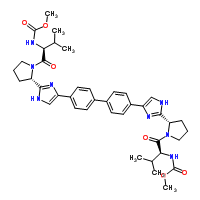 dimethyl(2S,2'S)-1,1'-((2S,2'S)-2,2'-(4,4'-(biphenyl-4,4'-diyl)bis(1H-imidazole-4,2-diyl))bis(pyrrolidine-2,1-diyl))bis(3-methyl-1-oxobutane-2,1-diyl)dicarbamate