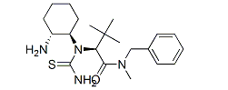 (2S)-2-[[[[(1R,2R)-2-Aminocyclohexyl]amino]thioxomethyl]amino]-N-3,3-trimethyl-N-(phenylmethyl)butanamide,(S)-2-[[[[(1R,2R)-2-Aminocyclohexyl]amino]t