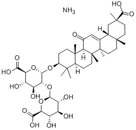 AmmoniumGlycyrrhizinate;AMGZ;Glycyram;(3β,20β)-20-carboxy-11-oxo-30-norolean-12-en-3-yl2-O-β-D-glucopyranuronosyl-α-D-Glucopyranosiduronicacid,ammoniumsalt(1:1)