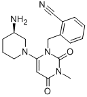 Alogliptin;SYR-322;Benzonitrile,2-[[6-[(3R)-3-amino-1-piperidinyl]-3,4-dihydro-3-methyl-2,4-dioxo-1(2H)-pyrimidinyl]methyl]-