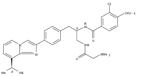 GSK923295;Benzamide,3-chloro-N-[(1S)-2-[[2-(dimethylamino)acetyl]amino]-1-[[4-[8-[(1S)-1-hydroxyethyl]imidazo[1,2-a]pyridin-2-yl]phenyl]methyl]ethyl]-4-(1-methylethoxy)-