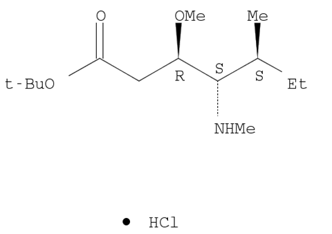 (3R,4S,5S)-tert-butyl3-Methoxy-5-Methyl-4-(MethylaMino)heptanoatehydrochloride
