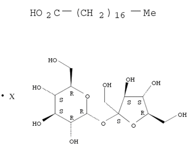 alpha-d-Glucopyranoside,beta-d-fructofuranosyl,octadecanoate