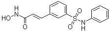 Belinostat(PXD101);NSC726630;PX-105684;2-Propenamide,N-hydroxy-3-[3-[(phenylamino)sulfonyl]phenyl]-