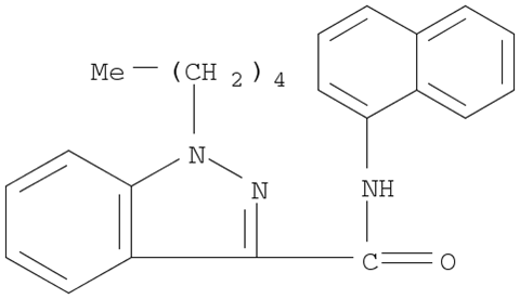 N-(naphthalen-1-yl)-1-pentyl-1H-indazole-3-carboxaMide