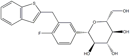 (1S)-1,5-Anhydro-1-C-[3-[(1-benzothiophen-2-yl)methyl]-4-fluorophenyl]-D-glucitol