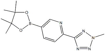 2-(2-Methyl-2H-tetrazol-5-yl)pyridine-5-boronicacidpinacolester