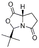 (3R,7aS)-3-tert-butyldihydropyrrolo[1,2-c]oxazole-1,5(3H,6H)-dione