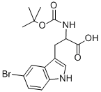 DL-Tryptophan,5-bromo-N-[(1,1-dimethylethoxy)carbonyl]-